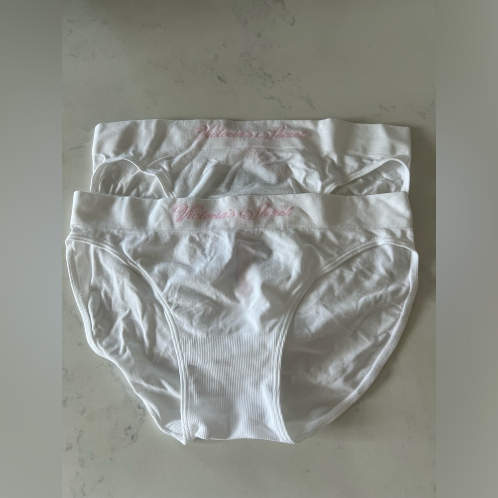 2 pairs Victoria’s Secret full bikini in white